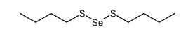 1-Butanesulfeno(selenothioperoxoic) acid, SeS-butyl ester 结构式