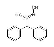 2-Propanone, 1,1-diphenyl-, oxime 结构式