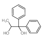 1,1-二苯基丙烷-1,2-二醇 结构式
