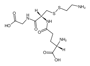 Glycine, L-γ-glutamyl-3-[(2-aminoethyl)dithio]-L-alanyl- 结构式