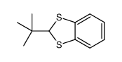 2-叔丁基-1,3-苯并二硫杂环戊烯 结构式
