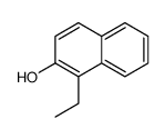 1-乙基-2-萘酚 结构式