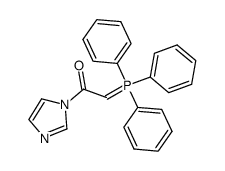 Ethanone, 1-(1H-imidazol-1-yl)-2-(triphenylphosphoranylidene)- 结构式