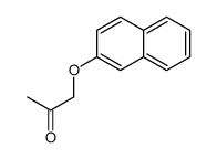 1-(2-萘氧基)-2-丙酮 结构式