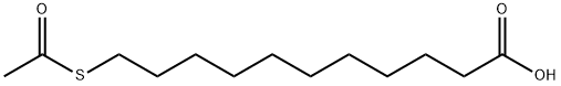 11-(ACETYLTHIO)UNDECANOIC ACID 结构式
