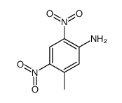 5-甲基-2,4-二硝基苯胺 结构式