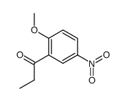 1-(2-Methoxy-5-nitrophenyl)-1-propanone 结构式