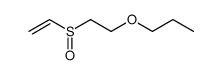 Propane, 1-[2-(ethenylsulfinyl)ethoxy]- 结构式