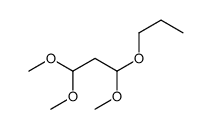Propane, 1,1,3-trimethoxy-3-propoxy- 结构式