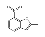 2-甲基-7-硝基苯并呋喃 结构式