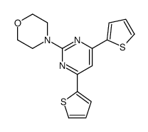 Morpholine,4-(4,6-di-2-thienyl-2-pyrimidinyl)- 结构式