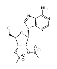 2',3'-二甲磺酸腺苷 结构式