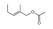 2-甲基-2-戊烯-1-醇乙酸酯 结构式