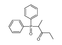 2-(二苯基膦酰基)-3-戊酮 结构式