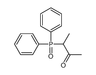 2-Butanone, 3-(diphenylphosphinyl)- 结构式