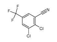 2,3-二氯-5-(三氟甲基)苯甲腈 结构式