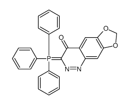 [1,3]Dioxolo[4,5-g]cinnolin-4(3H)-one, 3-(triphenylphosphoranylidene)- 结构式