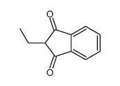 2-乙基-1H-茚-1,3(2H)-二酮 结构式