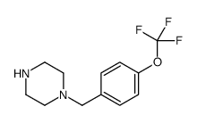 [1-(三氟甲氧基)苄基]-4-哌嗪盐酸盐 结构式