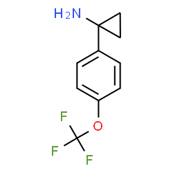 1-[4-(三氟甲氧基)苯基]环丙胺 结构式