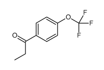 4-(三氟甲氧基)苯丙酮 结构式