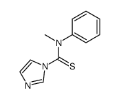1H-Imidazole-1-carbothioamide, N-methyl-N-phenyl- 结构式