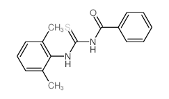 Benzamide,N-[[(2,6-dimethylphenyl)amino]thioxomethyl]- 结构式