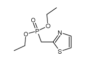 Phosphonic acid, P-(2-thiazolylmethyl)-, diethyl ester 结构式
