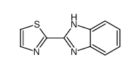 2-(2-噻唑基)-1H-苯并咪唑 结构式