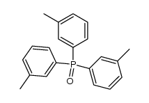 三(3-甲基苯基)氧化膦 结构式