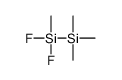 Disilane, 1,1-difluoro-1,2,2,2-tetramethyl- 结构式
