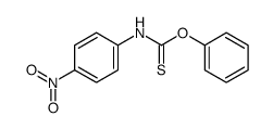 Carbamothioic acid, (4-nitrophenyl)-, O-phenyl ester 结构式