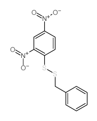 Disulfide,2,4-dinitrophenyl phenylmethyl (9CI) 结构式