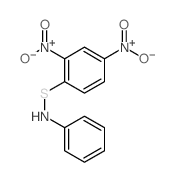 2,4-二硝基-N-苯基苯亚磺酰胺 结构式