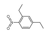 2,4-二乙基-1-硝基苯 结构式