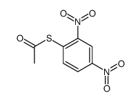 Ethanethioic acid, S-(2,4-dinitrophenyl) ester 结构式