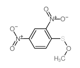 2,4-二硝基苯次磺酸甲酯 结构式