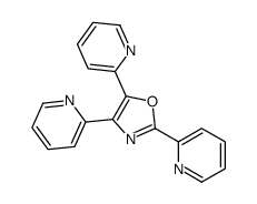 Pyridine, 2,2',2''-(2,4,5-oxazoletriyl)tris- (9CI) 结构式