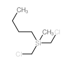 Silane, butylbis(chloromethyl)methyl- 结构式