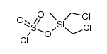 Chlorosulfuric acid, bis(chloromethyl)methylsilyl ester (9CI) 结构式