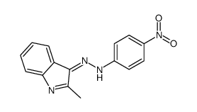 1H-Indole, 2-methyl-3-[2-(4-nitrophenyl)diazenyl]- 结构式