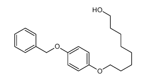 1-Octanol, 8-[4-(phenylmethoxy)phenoxy]- 结构式