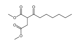 2-(1-氧代庚基)丁二酸 1,4-二甲酯 结构式