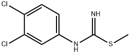 Carbamimidothioic acid, (3,4-dichlorophenyl)-, methyl ester (9CI) 结构式