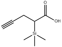 2-三甲基硅基-4-戊炔酸 结构式