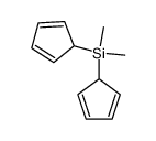 二(环戊二烯)二甲基硅烷 结构式