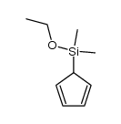 5-(乙氧基二甲基硅基)-1,3-环戊二烯 结构式