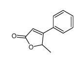 5-甲基-4-苯基-2(5H)-呋喃酮 结构式