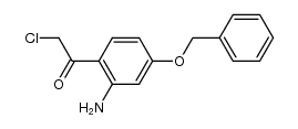 2-氨基-4-(苄氧基)-α-氯苯乙酮 结构式