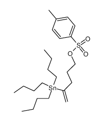 4-Penten-1-ol, 4-(tributylstannyl)-, 1-(4-methylbenzenesulfonate) 结构式
